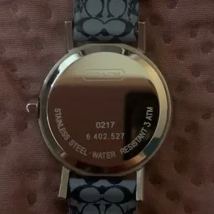 Women’s Coach Watch 0217 With Blue Coach Band Like New Condition NEEDS BATTERY Coach | Accessories | Womens Coach Watch 27 With Blue Coach  main image 2